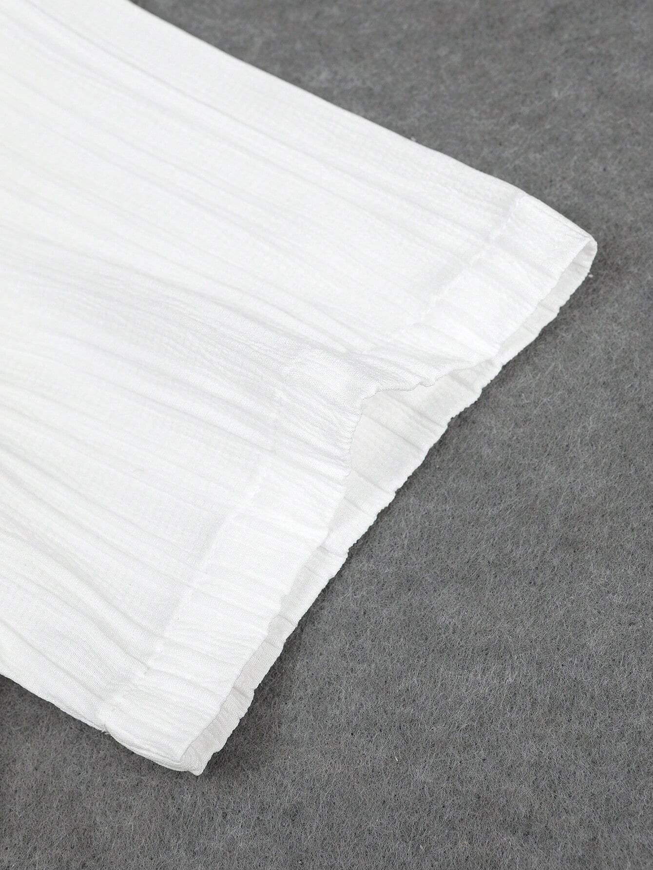 Elevate Your Everyday Style with the Manfinity Homme Solid Button-Up Shirt & Drawstring Waist Pants Set